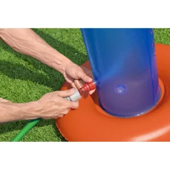 PLAY CENTER GONFIABILE SEA ODYSSEY PISCINA SCIVOLO PER BAMBINI 330X188X117CM 53167