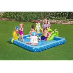 PLAY CENTER PICCOLO ASTRONAUTA GONFIABILE 228X206X84 CM PISCINA GIARDINO 53126