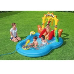 PLAY CENTER PISCINA GONFIABILE BAMBINI SELVAGGIO WEST 2ANNI+ 264X188X140CM 53118