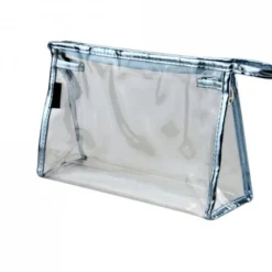 POCHETTE TRASPARENTE TRUCCO IN PLASTICA 29x18x6 BORSELLO NO TRACOLLA BEAUTY CASE