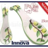 POGGIAMESTOLO POGGIA MESTOLO IN CERAMICA LIMONI LUNGHEZZA 25CM CUCINA