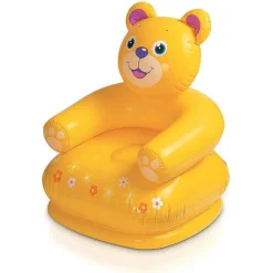 POLTRONA ANIMALI FELICI GONFIABILE 65X64X74CM PER BAMBINI MODELLI ASSORTITI 68556