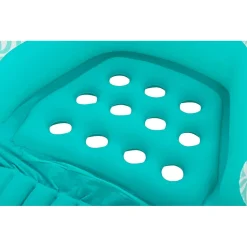 POLTRONA DA PISCINA GONFIABILE GALLEGGIANTE COMFORT PLUSH DELUXE CON PORTABICCHIERE 43719