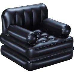 POLTRONA DIVANO GONFIABILE 4IN1 MULTI-MAX 191X97X64CM PIEGHEVOLE FLOCCATA 75114