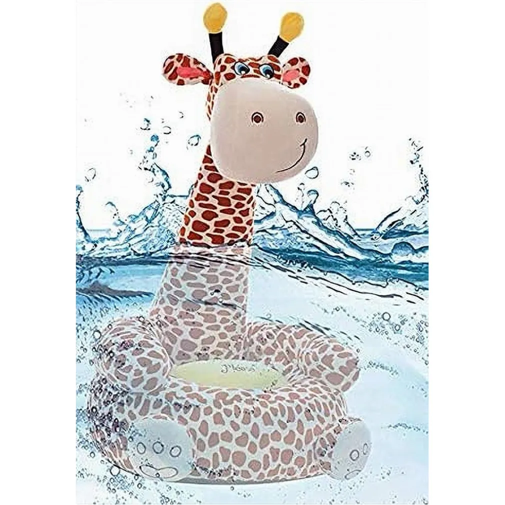 POLTRONA DIVANO PER BAMBINI SEDIA IN MORBIDO PELUCHE ANIMALE VARI SOGGETTI