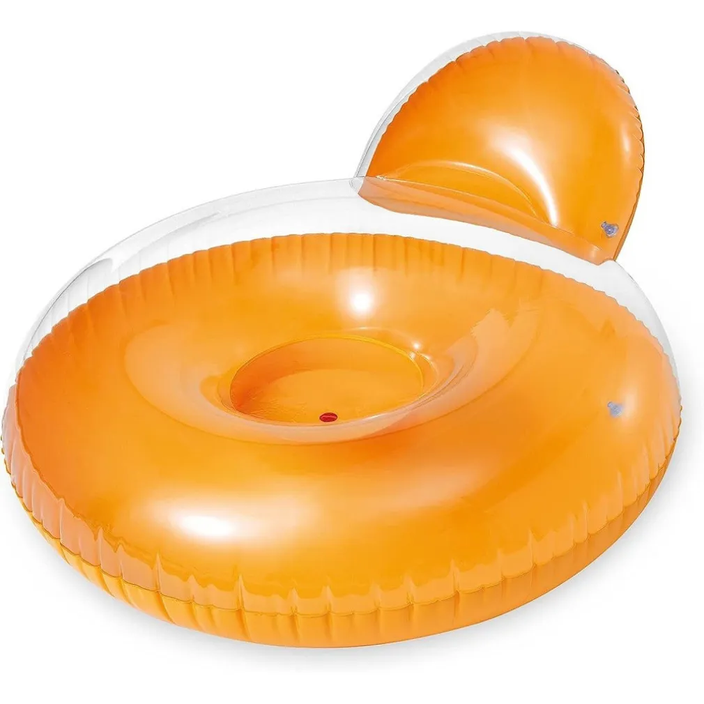 POLTRONA FROST GONFIABILE GALLEGGIANTE COLORI ASSORTITI 137X122 CM ESTATE 58889