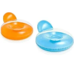 POLTRONA FROST GONFIABILE GALLEGGIANTE COLORI ASSORTITI 137X122 CM ESTATE 58889