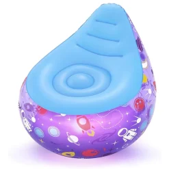 POLTRONA GONFIABILE ASTRO GLOW LUCE LED DESIGN ASTRONAUTI SPAZIO 72X72X64 CM 75122