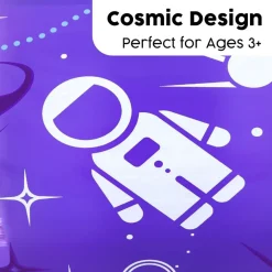 POLTRONA GONFIABILE ASTRO GLOW LUCE LED DESIGN ASTRONAUTI SPAZIO 72X72X64 CM 75122