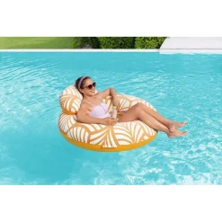 POLTRONA GONFIABILE COMFORT PLUSH GALLEGGIANTE PISCINA SPIAGGIA 118X117CM 43643
