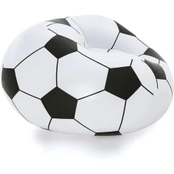 POLTRONA GONFIABILE PALLONE DA CALCIO POLTRONCINA SOCCER 114X112X66CM SEDIA 75010