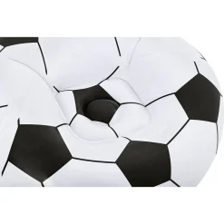POLTRONA GONFIABILE PALLONE DA CALCIO POLTRONCINA SOCCER 114X112X66CM SEDIA 75010