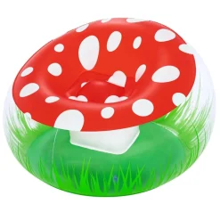 POLTRONA GONFIABILE PER BAMBINI MIGHTY MUSHROOM DESIGN FUNGO CON ERBA 112X112X66CM 75123