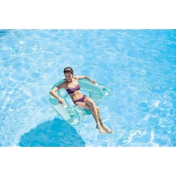 POLTRONA GONFIABILE PER PISCINA APERTA SIT&FLOAT MATERASSINO 147X99CM MARE 58859