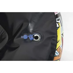 POLTRONA GONFIABILE POUF PUFFO GRAFFITI STREET ART 112X112X66 CM 3 COLORI 75075