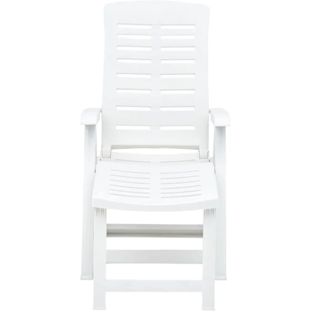 POLTRONA LETTINO PRENDISOLE PIEGHEVOLE CON POGGIAPIEDI BIANCO 60X108X109 CM 015933