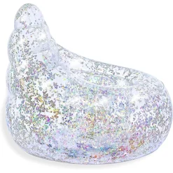POLTRONA POLTRONCINA GONFIABILE GLITTER DREAM 72X72X64CM 2 CAMERA AD ARIA 75105
