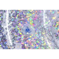POLTRONA POLTRONCINA GONFIABILE GLITTER DREAM 72X72X64CM 2 CAMERA AD ARIA 75105
