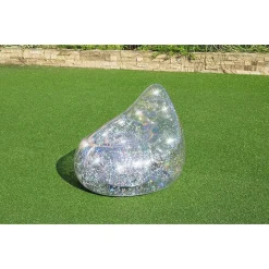 POLTRONA POLTRONCINA GONFIABILE GLITTER DREAM 72X72X64CM 2 CAMERA AD ARIA 75105