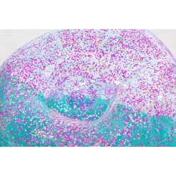 POLTRONA POUF GONFIABILE GLITTER DREAM PER BAMBINI +6 ANNI 114 X 112 X 66 CM 75115