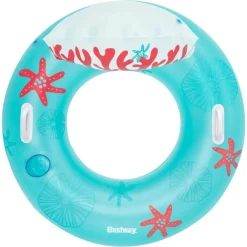 POLTRONA SALVAGENTE GONFIABILE CON MANIGLIE PORTABICCHIERE SCHIENALE DESIGN CORALLO 43730