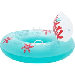 POLTRONA SALVAGENTE GONFIABILE CON MANIGLIE PORTABICCHIERE SCHIENALE DESIGN CORALLO 43730