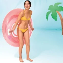 POLTRONA SALVAGENTE LOUNGE 119 CM COLORI ASSORTITI MANIGLIE PORTABICCHIERE 58883