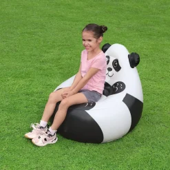 POLTRONCINA POLTRONA GONFIABILE DESIGN ANIMALI PANDA SCIMMIA VOLPE 72 CM 75116
