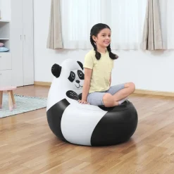 POLTRONCINA POLTRONA GONFIABILE DESIGN ANIMALI PANDA SCIMMIA VOLPE 72 CM 75116