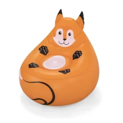 POLTRONCINA POLTRONA GONFIABILE DESIGN ANIMALI PANDA SCIMMIA VOLPE 72 CM 75116