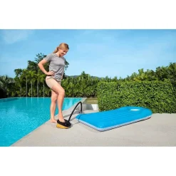 POMPA A PEDALE DA 5LT GONFIATORE A SOFFIETTO CON UGELLI TUBO FLESSIBILE 25.5X18X9CM 016969