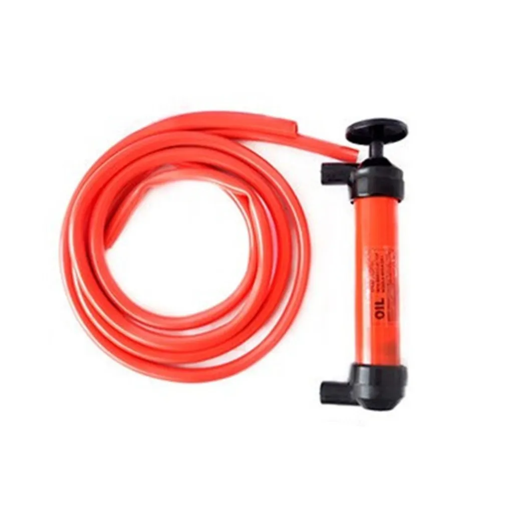 POMPA A SIFONE ASPIRA LIQUIDI CON TUBI FLESSIBILI TRAVASO BENZINA GASOLIO OLIO