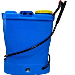 POMPA A SPALLA ELETTRICA BATTERIA IRRORATRICE NEBULIZZATORE SPRUZZINO 16 LT