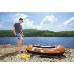 POMPA AD ARIA DI GONFIAGGIO A PIEDE 13 CM AIR STEP CON ADATTATORI VALVOLE 62147