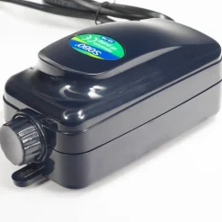 POMPA ARIA AREATORE AERATORE PER ACQUARIO A 2 VIE CON REGOLATORE 2 x 3.5L/min 8W