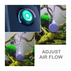POMPA ARIA AREATORE AERATORE PER ACQUARIO OSSIGENATORE ACQUA 1 VIA 3,5 L/min 3W