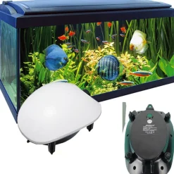 POMPA ARIA AREATORE AERATORE PER DA ACQUARIO PESCI 6,6 L/M ESTERNA 3.5 W AP-8804