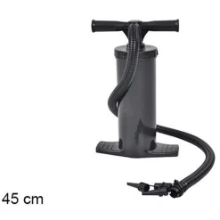 POMPA ARIA GONFIATORE MANUALE A DOPPIA AZIONE 45CM SALVAGENTE BRACCIOLI MARE GIOCHI 17542