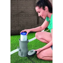 POMPA DI FILTRAGGIO A CARTUCCIA II DA 3.028 LT/H PER PISCINE FUORI TERRA 58386