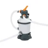 POMPA DI FILTRAGGIO A SABBIA CAPACITÀ POMPA 3.028 LT/H PISCINA FUORI TERRA 58515