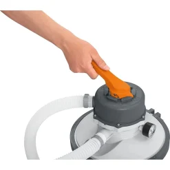 POMPA DI FILTRAGGIO A SABBIA CAPACITÀ POMPA 3.028 LT/H PISCINA FUORI TERRA 58515