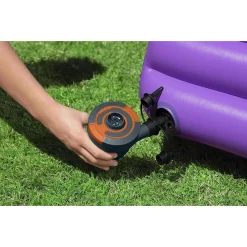 POMPA DI GONFIACCIO ELETTRICA AD ARIA SIDEWINDER A BATTERIA 3 ADATTATORI 62141