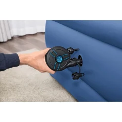 POMPA DI GONFIAGGIO ELETTRICA POWERTOUCH A BATTERIE CON 3 ADATTATORI 12X11X10CM 62254