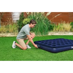 POMPA DI GONFIAGGIO ELETTRICA POWERTOUCH A BATTERIE CON 3 ADATTATORI 12X11X10CM 62254