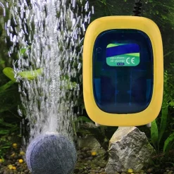 POMPA DI OSSIGENO PER ACQUARIO ULTRA-SILENZIOSO STAGNO AERATORE PESCE SB-9905A