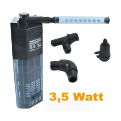 POMPA FILTRO PER ACQUARIO AD IMMERSIONE OSSIGENATORE GLB600 CON GOCCIOLATOIO