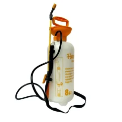 POMPA IRRORATRICE A PRESSIONE 8 LITRI + SPRUZZINO VAPORIZZATORE MANUALE 1 LITRO