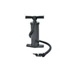 POMPA MANUALE A DOPPIA AZIONE 38X22X10CM NERO 2X1500CC CON ADATTATORI UNIVERSALI