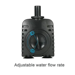 POMPA PER ACQUA DA ACQUARIO PER PESCI 850 L/H AD IMMERSIONE 12W 220V REGOLABILE