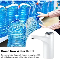 POMPA PER BOTTIGLIA DISPENSER BROCCA D'ACQUA POTABILE AUTOMATICA RICARICA USB